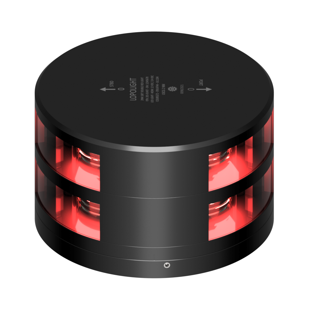 2nm 180° Red, Double, black w/FB base 2nm 180° Red, Double, black w/FB base